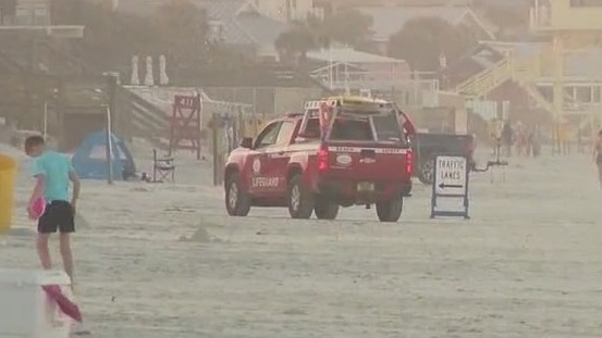 Multiple people caught in rip current at Florida beach